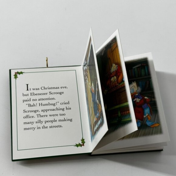 2017 Disney - Mickey's Christmas Carol - Mickey Mouse Readable Book Hallmark - Picture 4 of 14